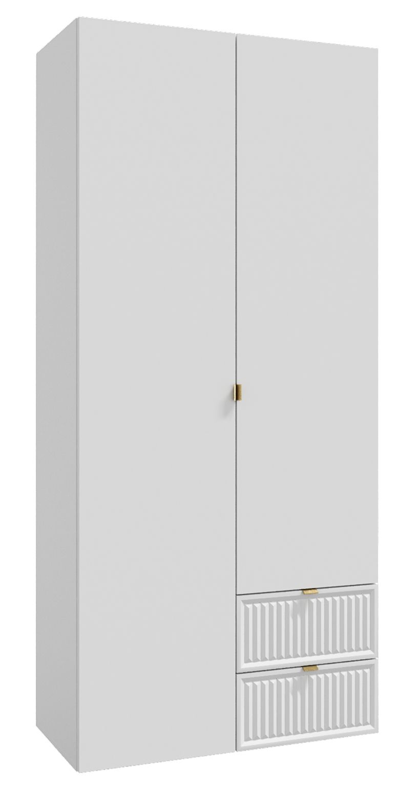 Шкафы распашные двухдверные с полками